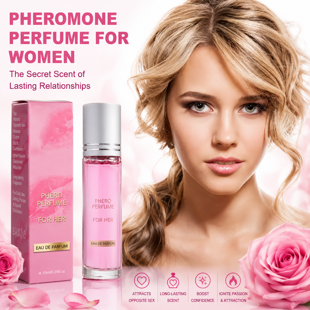 Women’s Floral Perfume Oil Rollerball, Long Lasting Fragrance, Elegant & Romantic Scent for Daily Wear, Dates & Special Occasions, Portable Travel Size Perfume, 10ml