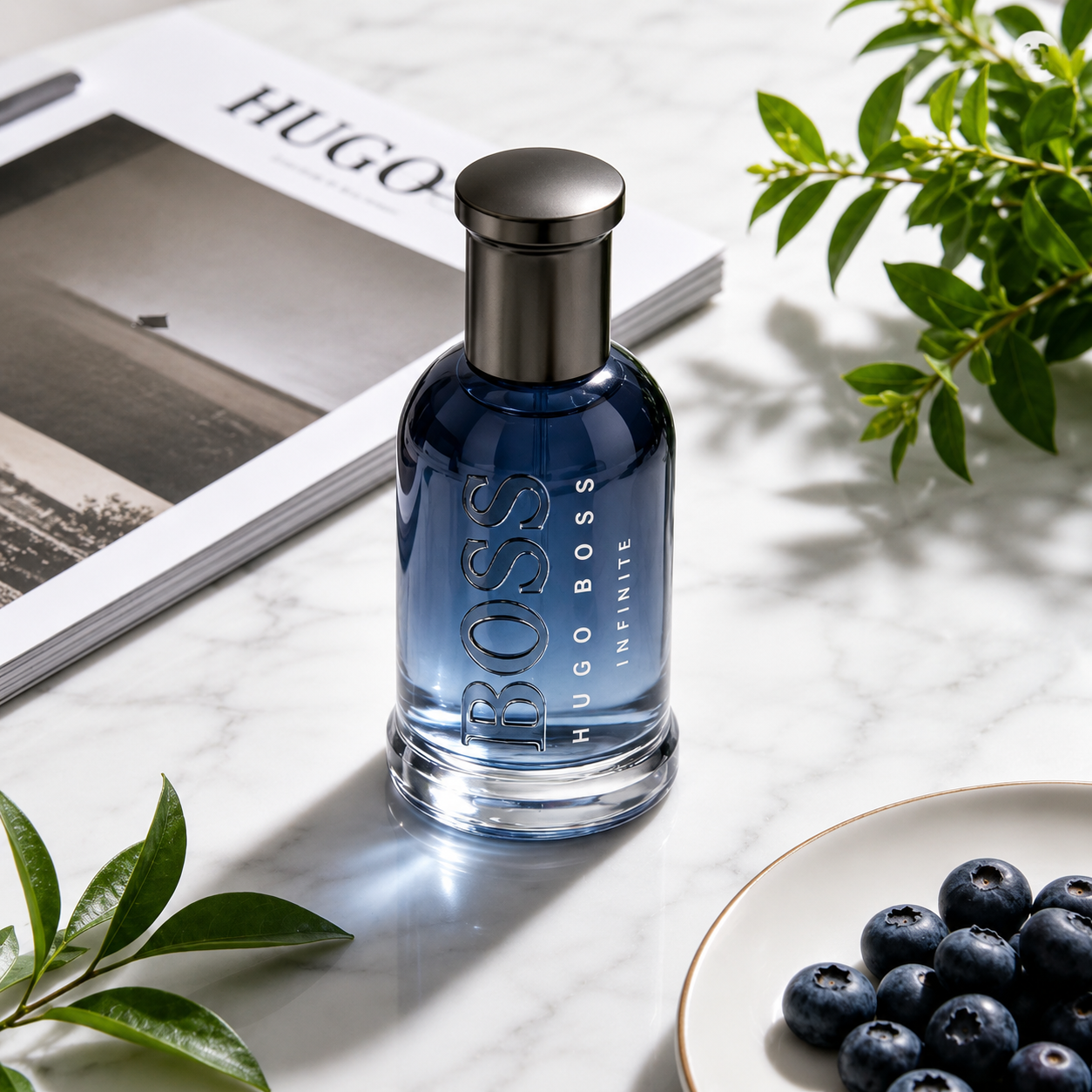 Hugo Boss Bottled Infinite Eau de Parfum – Woody Men's Cologne – With Notes of Apple, Patchouli, Lavender & Sandalwood – Long