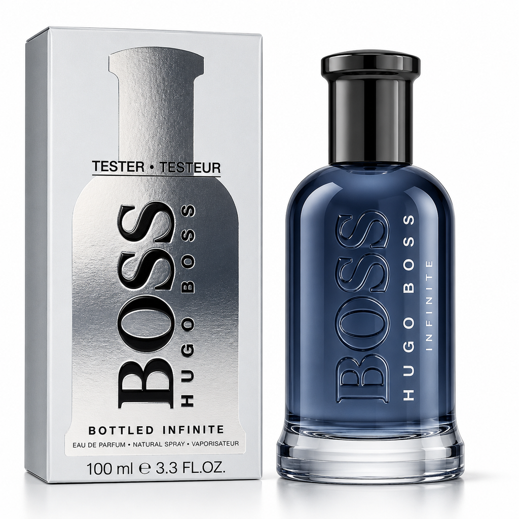 Hugo Boss Bottled Infinite Eau de Parfum – Woody Men's Cologne – With Notes of Apple, Patchouli, Lavender & Sandalwood – Long