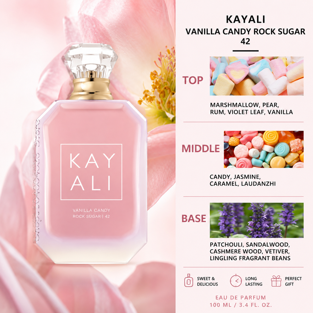 KAYALI Eau de Parfum Intense Spray, 100ml / 3.4 Fl Oz, Sweet Fruity Floral & Warm Woody Fragrance, Long Lasting Luxury Perfume for Women & Men